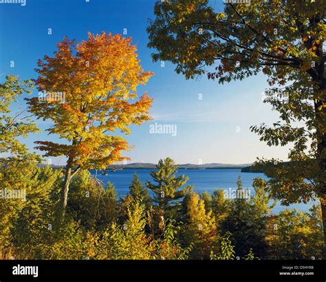Lake Winnipesaukee New Hampshire Usa Stock Photo Alamy