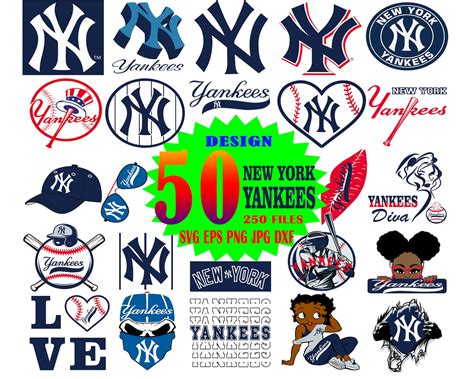 New York Yankees Svg File Yankees Logo Svg Mlb Team Logo Svg Etsy