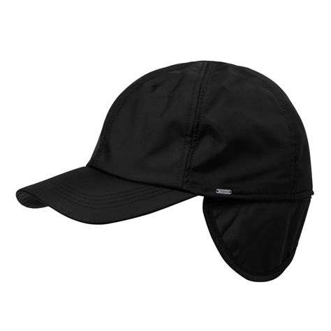 Wigens Mens Water Repellent Sport Baseball Cap With Ear Flaps And Lin