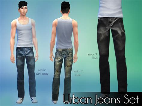 Urban Jeans Set The Sims 4 Catalog