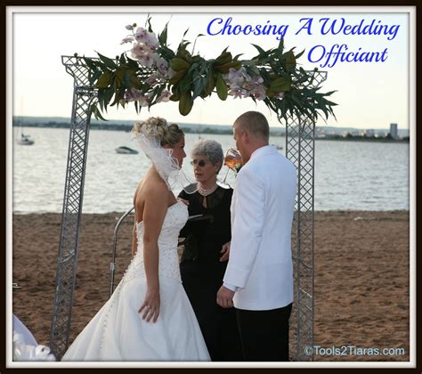 To break it down further, an officiant is the person who presides over the ceremony and pronounces a couple legally married. How to Choose Wedding Officiant