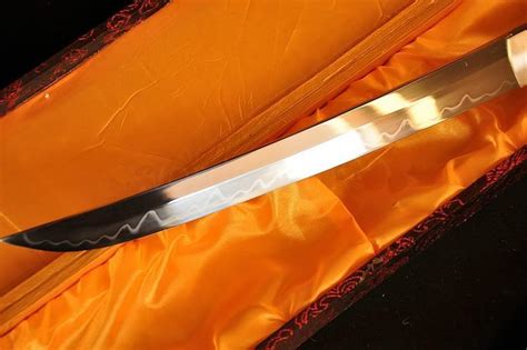 21 Inch High Quality Japanese Sword Tanto Clay Tempered Full Tang Blade