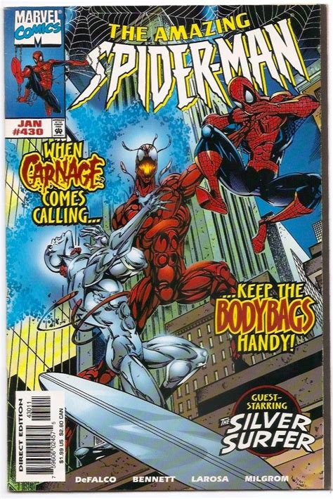 Amazing Spider Man 430 Carnage Vs The Silver Surfer Brooklyn Comic Shop