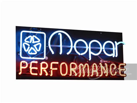 Vintage Mopar Performance Neon Sign