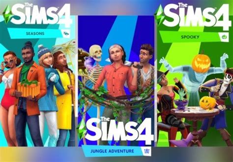 Buy The Sims 4 Seasons Jungle Adventure Spooky Stuff Bundle Dlc