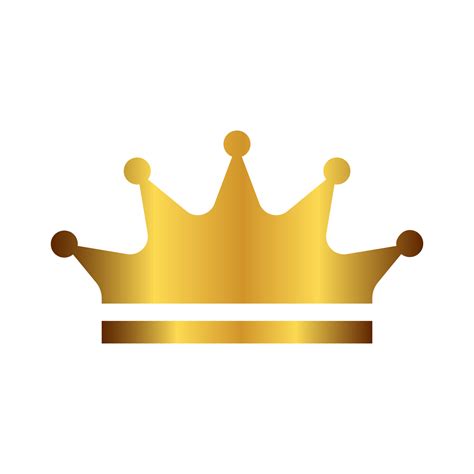 Golden Crown For King And Queen And Success On Transparent Background