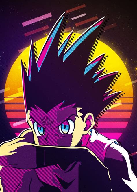 Gon Metal Poster Print 80sretro Displate In 2021