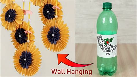 Best Out Of Waste Plastic Bottle Craft Diy Wall Hanging Making At