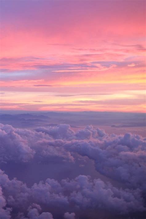 Beautiful tumblr inspired cotton candy cloud wallpaper, cloud wallpaper heavens, sunsets with clouds and more cloud wallpaper iphone aesthetic images. pink to purple | Sky aesthetic, Pretty sky, Sky and clouds
