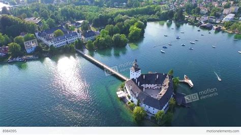 Gmunden Traunsee Lake Austria Summer Stock Video Footage 8984395