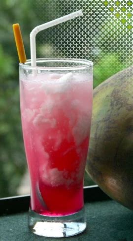 Buat sirupnya hanya air dan gula pasir didihkan dan biji selasih rendam air panas. resep es kelapa dan cara membuat | Laura Butragueño