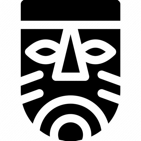 African Mask Totem Tribal Warrior Icon Download On Iconfinder