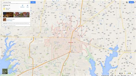 Mckinney Texas Map Street Map Of Mckinney Texas 1024x576 