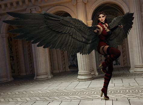angel high heels wings woman wallpaper resolution 1920x1408 id 1121311