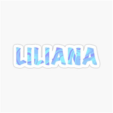 Liliana Marble Sticker For Sale By Fifi263 Redbubble