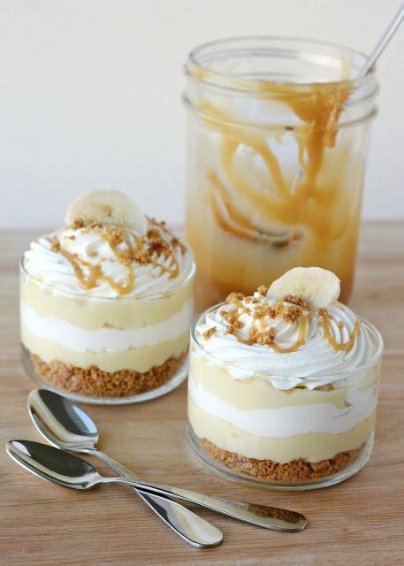 Banana Caramel Cream Dessert Glorious Treats Cream Desserts Recipes
