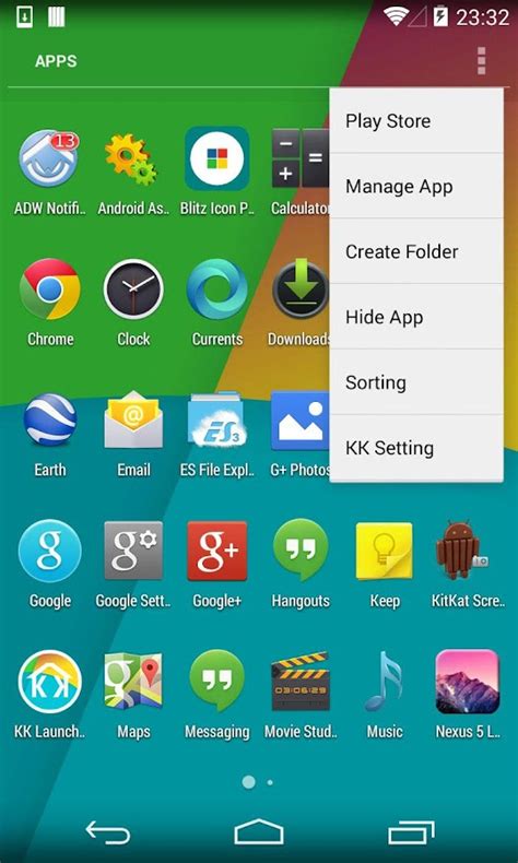 Smartphone Games And Applications Android Kk Launcher