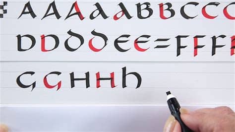 Use them sparingly so you don't overpower your designs, or break the rules and see what you can create. A Beginner's Guide to Uncial Calligraphy A-P with Janet ...