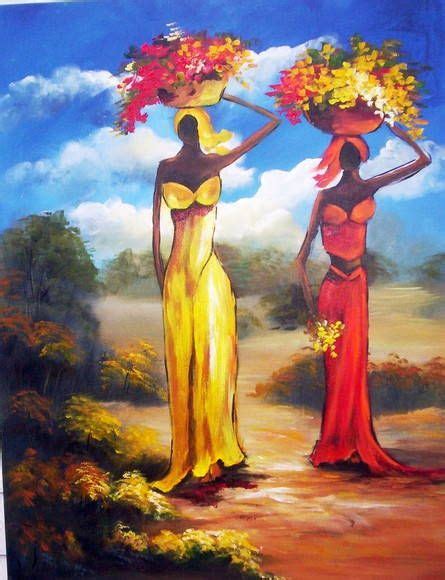 Pinturas De Mulheres Africanas African Artwork African Art Paintings Tribal African African