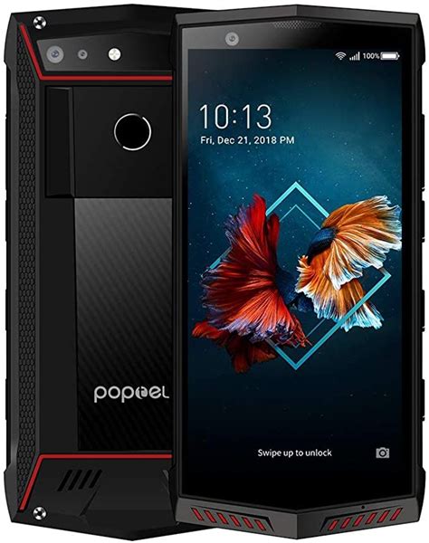 Rugged Smartphone Unlocked Poptel P60 Unlocked Cell Phone 4g Android8