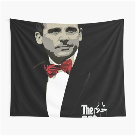 The Office Godfather Michael Scott Tapestry For Sale By Wellshirt