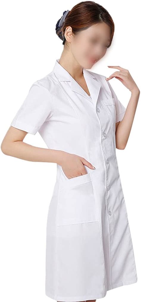 luoem women nurse uniform nurse costume uniform short sleeve gown cosplay nurse