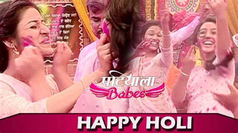 Patiala Babes Babita And Minni Celebrate Holi Babita Dances With Joy