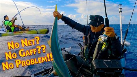 How To Land Big Fish Without A Netgaffkage Kayak Fishing With