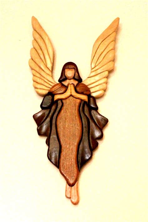 Intarsia Angel In 2021 Intarsia Woodworking Projects Wood Shop