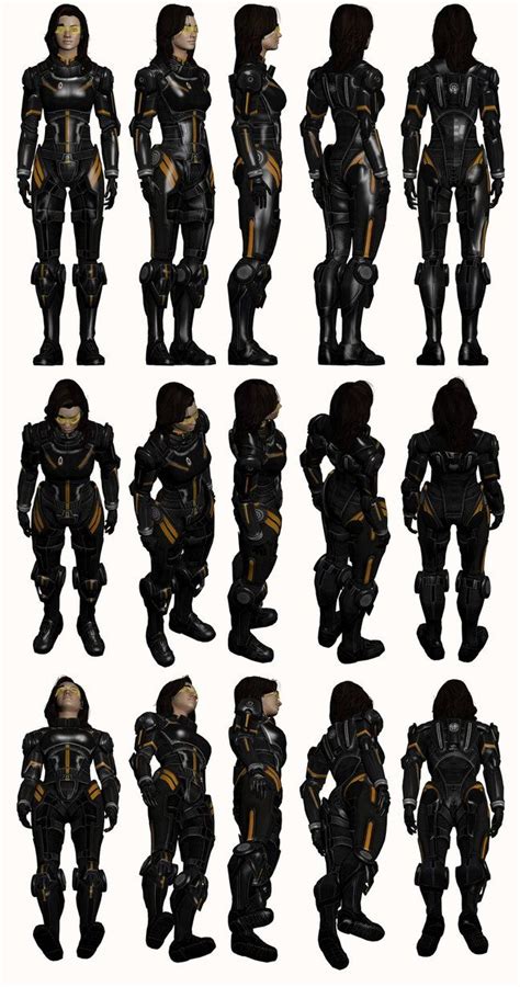 Mass Effect 2 Miranda Aa Model Reference By Troodon80 Mass
