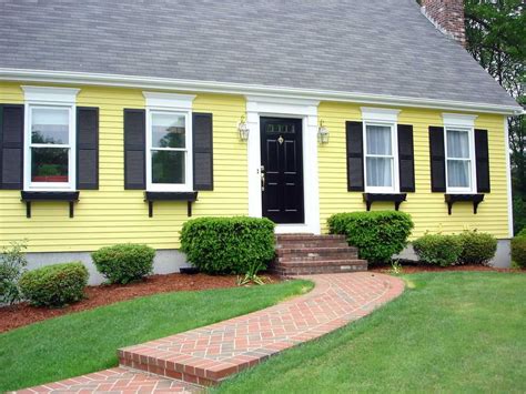 Related Image Yellow House Exterior Exterior Paint Colors For House