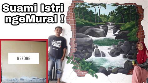 Lukis Dinding Mural Art Mural 3d Lukis Dinding Pemandangan Dengan
