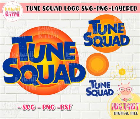 Tune Squad Logo Svg Png Dxf Instant Download Space Jam Cricut