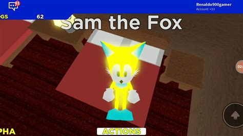 All Of My Fan Made Sonic Characters In Alpha Polysonic Rp In Roblox