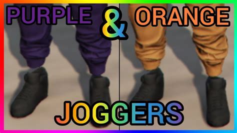 How To Get Purple And Orange Joggers In GTA 5 Online ANY COLOUR