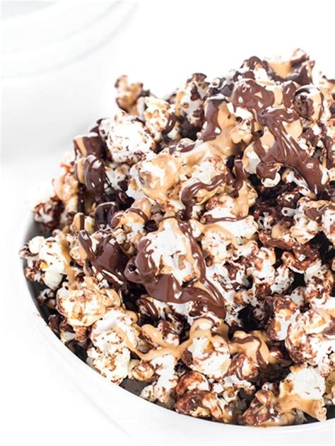 Chocolate Peanut Butter Popcorn The Lemon Bowl