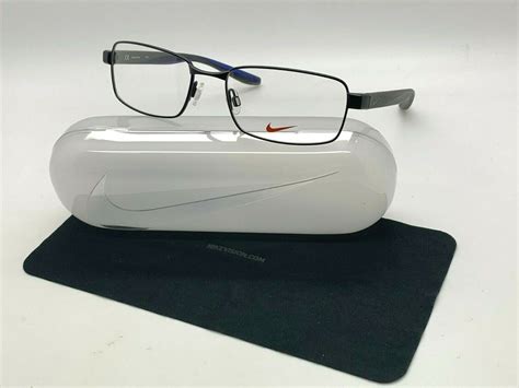 New Nike 8175 012 Black Optical Eyeglasses 56 18 140mm Case Eyeglass Frames