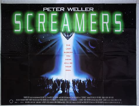 Screamers 1995 Uk Quad Poster New Horror Poster Emporium
