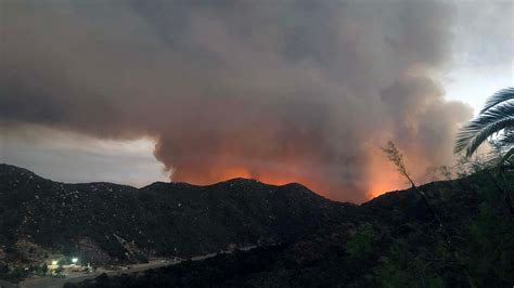 Officials Revise Size Of Tenaja Fire Near Murrieta Nbc Los Angeles