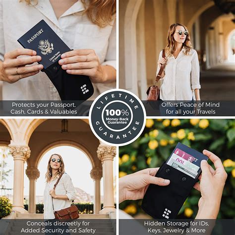 Buy Zero Grid Hidden Bra Wallet Travel Pouch And Secret Pocket For Passport Money And Valuables