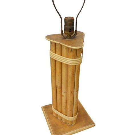 Shop the most beautiful things on earth. Paul Frankl Style Tropitan Bamboo Table Lamp at 1stdibs