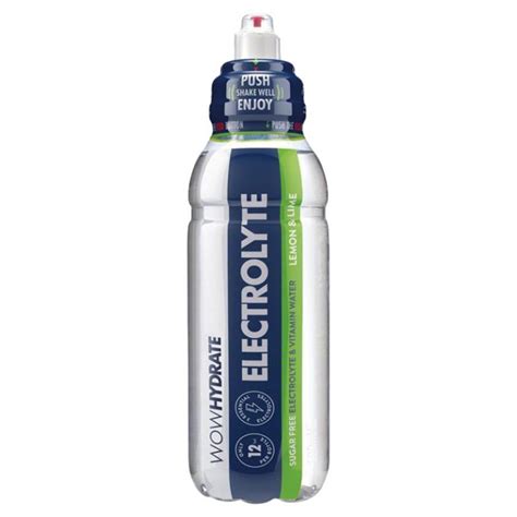 Wow Hydrate Electrolyte Water Lemonandlime 500ml — The Healthy Pantry