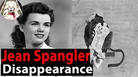 The Disappearance Of Jean Spangler 1949 Creepynews Youtube