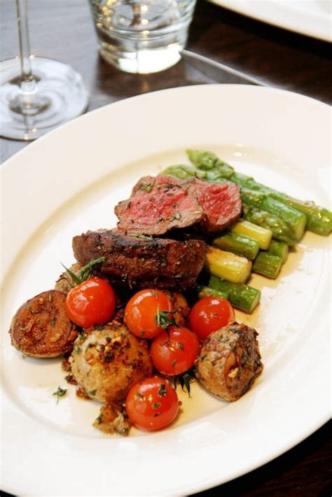 Lightly season with some salt and pan fry evenly on all sides. GRILLED MARINATED BEEF TENDERLOIN WITH ROAST POTATO AND ASPARAGUS - Bahrain This Week