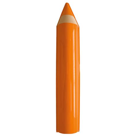 Décoration Rentrée Des Classes Crayon De Couleur Orange 130 Cm