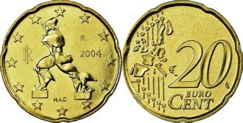 20 Cents Deuro 1re Carte Italie Numista