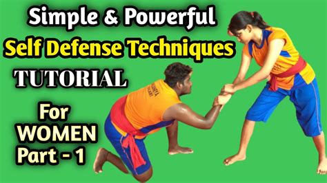 Self Defense Techniques Tutorial For Women Part Youtube
