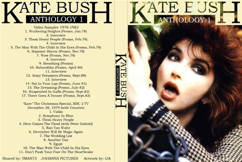 Kate Bush Videos Live Anthology Vol 1 Dvd Rare Rock Dvds