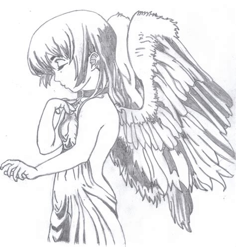 Discover 67 Anime Angel Sketch Ineteachers