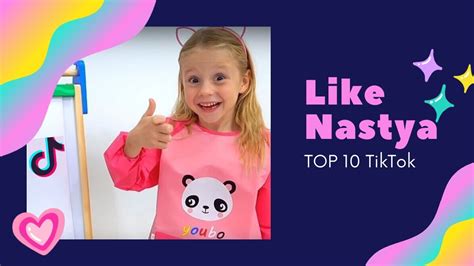 Top 10 Most Popular Tiktok By Like Nastya Best Of Like Nastya Most
